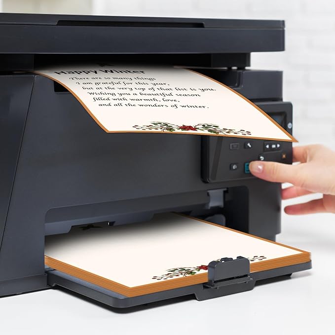 250Pcs Christmas Stationery Paper and Envelope Set with 100 Letterhead Papers and 50 Envelopes, 10 Design for Letter Writing Invitations Computer Holidays Party Notes, 8.5x11 Inch-Holy