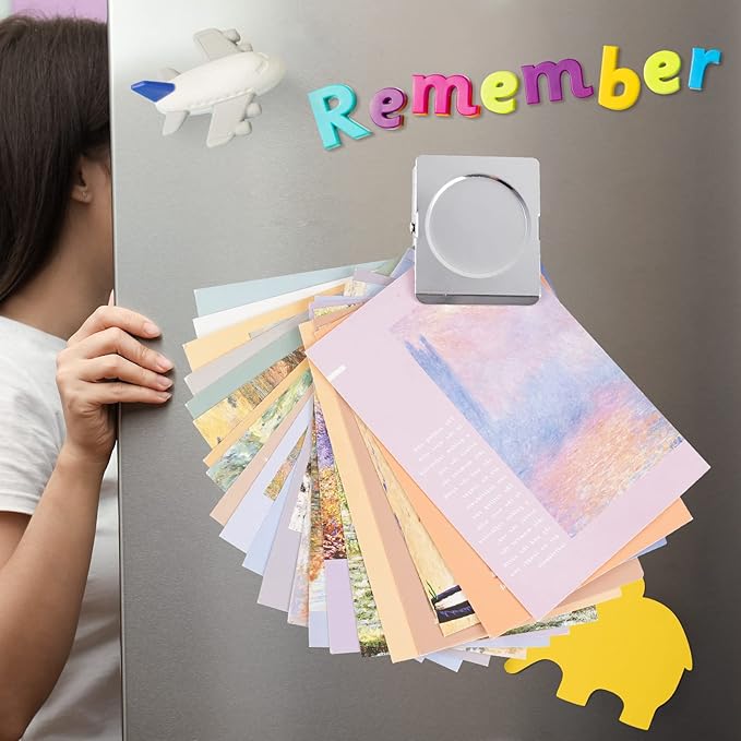 FINDMAG 4 Pack Clip Magnets 2.2 Inch Extra Large Magnetic Clips Heavy Duty, Office Magnet Clips, Whiteboard Magnet Clips, Clip Magnets for Home, Office, Whiteboard, Kitchen etc.