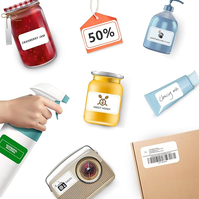 Batrical 2" x 4" Shipping Labels, 1000 Labels, Matte Finish, White, 10 per Sheet, 8.5" x 11" Sheet Size