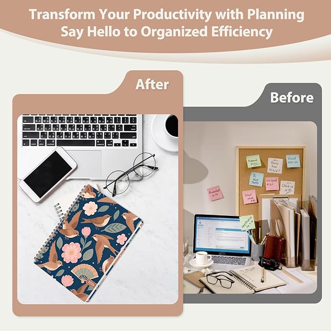 2026 Planner, Weekly and Monthly Calendar Academic Planner, Jan 2026 - Dec 2026, Planning Agenda Book for Desk Accessories and School Supplies - A5 (6.3'' x 8.5'')