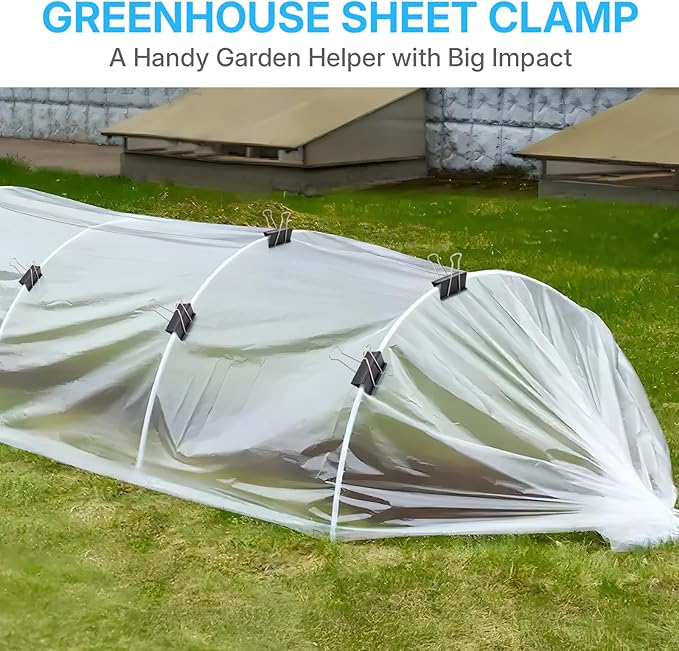 OWLKELA 3 Inch (6 Pcs) Jumbo Binder Clips, Extra Large Black Paper Clamps for Home, School and Office Supplies