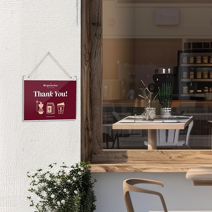 EHWINE 4 Pack 8.5x11 Wall Mount Acrylic Sign Holder Horizontal, Acrylic Wall Sign Photo Menu Flyer Display Holder, Plastic Clear Picture Adhesive Frames for Office Party (Provide Mounting Screws)