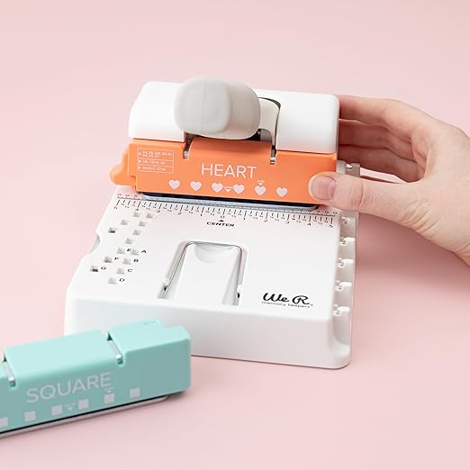 We R Memory Keepers Multi Cinch Kit (2 in 1 Circle & Disc) Book Binding Art Crafts Sewing Scrapbooking Journaling Printmaking Paper Craft Office Home Card Stock DIY Card Making Sticker Machine