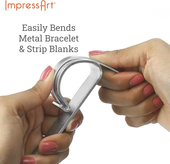 ImpressArt - Ultimate Metal Stamping & Bracelet Making Kit, Tools & Supplies for Metal Hand Stamping Craft Projects, DIY Jewelry Making & Keepsakes
