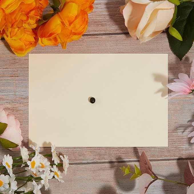 50 Sheets Blank Cardstock Paper 250 GSM Thick Heavy Cards Stock for DIY Art Projects, Card Making, Postcards, Greeting Cards, Birthday Party, Wedding Invitations (Cream, 4x6 inches)