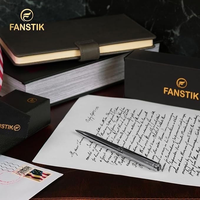 Silver Luxury ballpoint Pen (Made In USA) fancy gift set for women, Chrome Finish, Professional executive pen gift set for men (Lux BallPoint Silver)