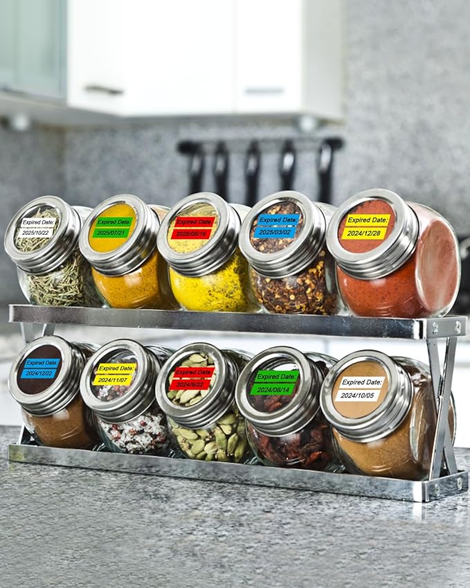 6-Pack Compatible for Brother P Touch TZ Label Tape TZe-231 131 431 531 631 731 12mm 0.47 Laminated Multi Color for P Touch PT-H110 PTD210 PTD220 PTD600, Clear/White/Red/Blue/Yellow/Green