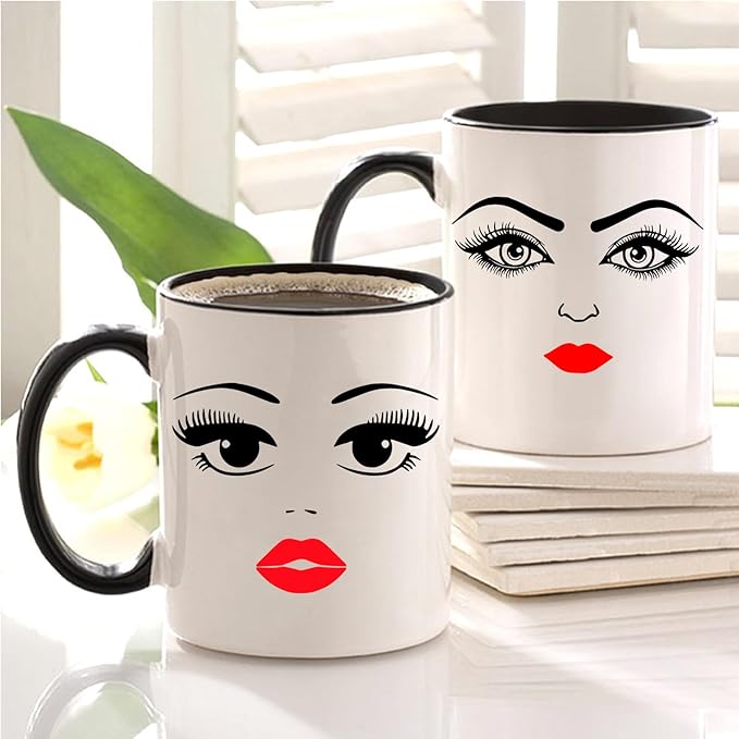 Make a Face Stickers for Crafts Fun DIY Eyes Lips Mouth Eyebrows Nose Decals for Halloween Holiday Party Supplies Flower Pots Decor