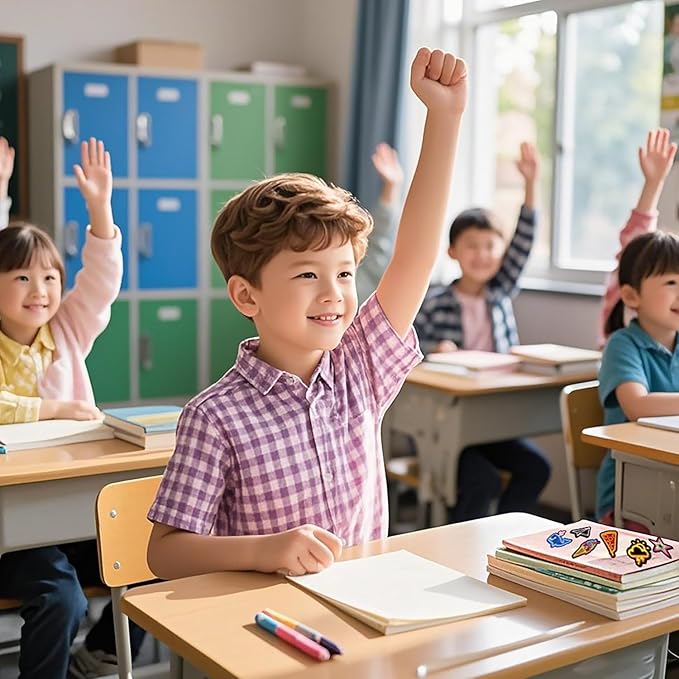 300+ Pieces Cool Neon Stickers Book for Laptop Phone Case Guitar Skateboard Helmet Bike Car Decals Scrapbooking Journaling Notesbook Luggage Water Bottles, Prizes Gift for Kids Teens Classroom Reward