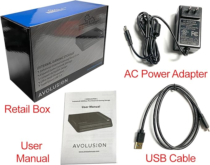 Avolusion PRO-X USB 3.0 External Hard Drive for WindowsOS Desktop PC/Laptop - (12TB) (Renewed)