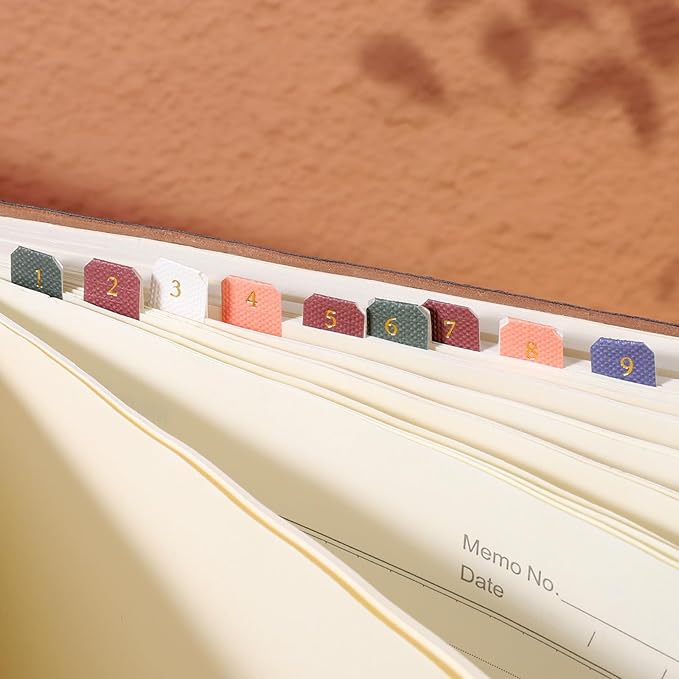 10 Sheet Month Tabs for Planner, Colorful Self-Adhesive Planner Monthly Tabs, Notebook Index Tabs for Planners Office Study Journal Notebook Agendas Organizers Office Supplies