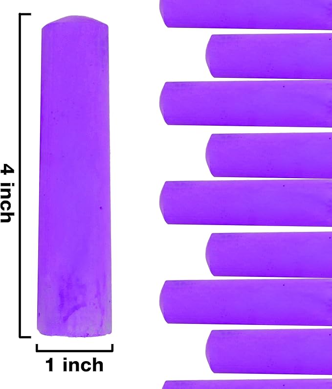 Kid Made Modern 60 Count Pack of Sidewalk Chalk – Violet