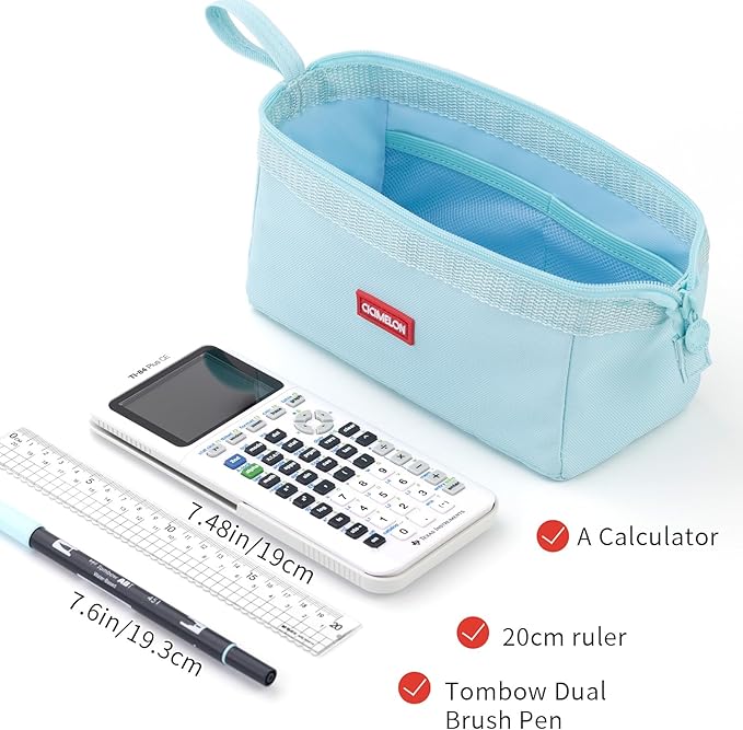 CICIMELON Pencil Case Large Capacity Pencil Pouch Pen Bag for School Teen Girl Boy Men Women