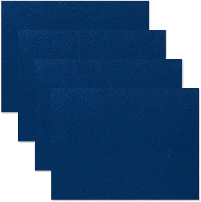 Plain Blue Certificate Folders - Pack of 25, Linen Cover 80 lb. Stock, Folded, Die-Cut Corners, for Office, Business Awards, Graduation, School Diploma Holder, 9-1/2" x 12"