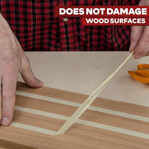 XFasten Double Sided Woodworking Tape 2 Inch x 90 Feet, Heavy Duty Residue-Free Double Sided Masking Tape for Router Templates, High Speed CNC Router, MDF Edge Banding, and Zero Clearance and Gap Cuts