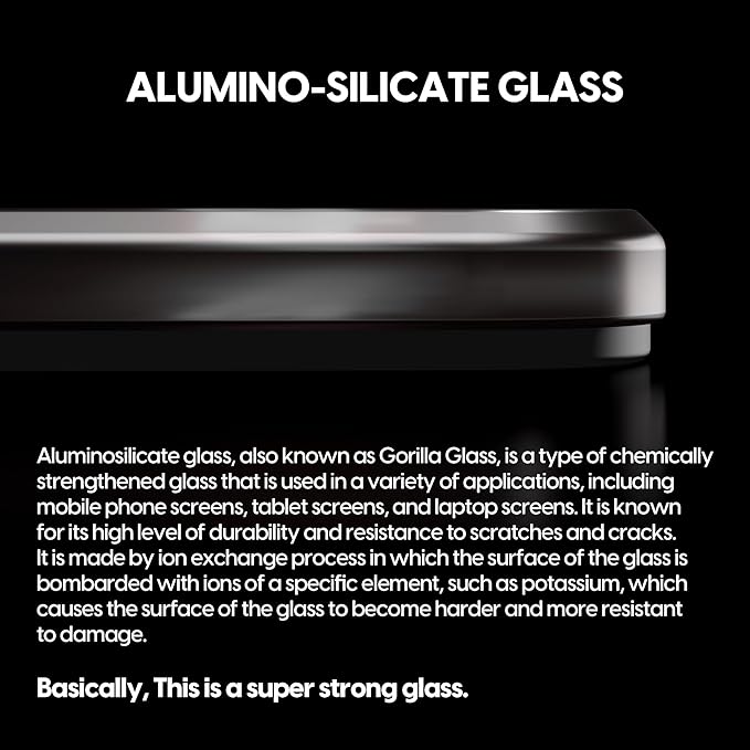 Pulsar - Superglide Premium Glass Mouse Pad XXL ALUMINO-Silicate Glass Surface Anti-Slip Fully Molded high-Density Silicone Rubber 38.5in x 16.5in (XXL, Black)