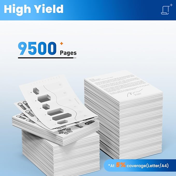 148X Toner Cartridge Laser Jet Pro 4001n 4101fdw 4001dn 1 Pack Compatible for HP 148X 148A W1480X W1480A Toner Cartridges Black for HP148X for HP Laser Jet Pro 4001n 4001dn 4001dw MFP 4101fdw 4101fdn