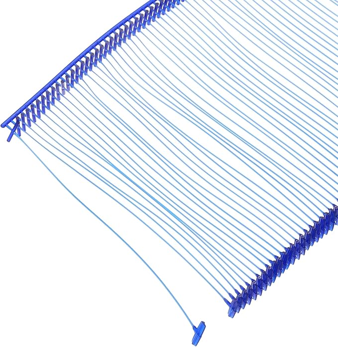 MECCANIXITY Standard Tagging Fasteners,Plastic Regular,Standard Label Gun Price Tagging Barbs for Garment Price Tag Label Tagging Barbs 75mm/3 Inch,Pack of 1000 Blue