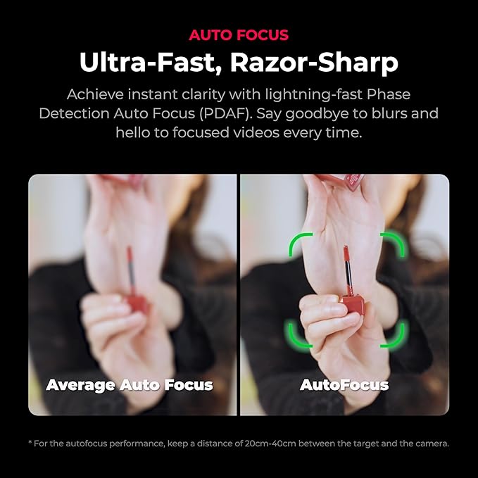 YOLOLIV YoloCam S7, 4K60 Live Streaming Camera with Interchangeable Lens, ToF AutoFocus, MFT Mount, HDMI Out & USB Out(Camera Only)