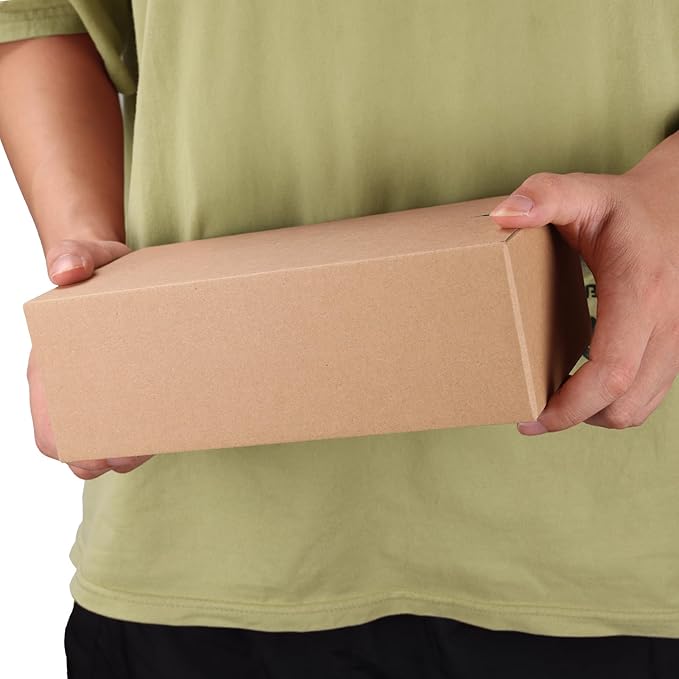 9x5x3 Shipping Boxes Set of 40, Brown Kraft Corrugated Cardboard Small Boxes Mailers for Business Packaging
