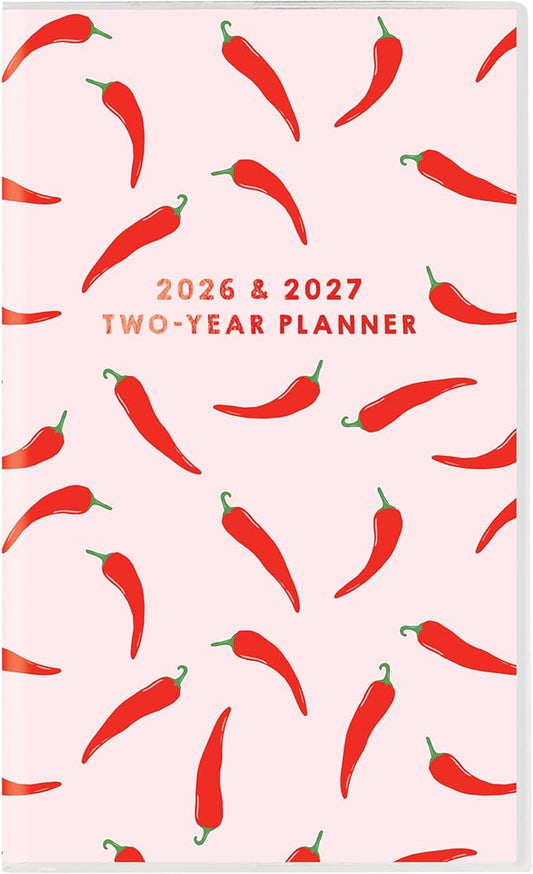 Graphique 2 Year Pocket Planner | 29 Month Organizer, Aug. 2025 – Dec. 2027| Monthly Calendar & Notes Spreads | Marked Holidays | Fun Pattern | 3.75” x 6"