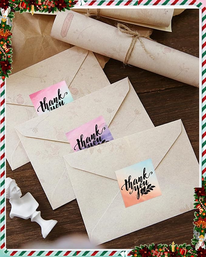 2''×2'' Square Thermal Sticker Labels, Self-Adhesive 2 Inch Direct Thermal Labels, Multi-Purpose Sticker for DIY Logo Design,Name Tag,QR Code, 500 Labels/1 Roll, Nebula