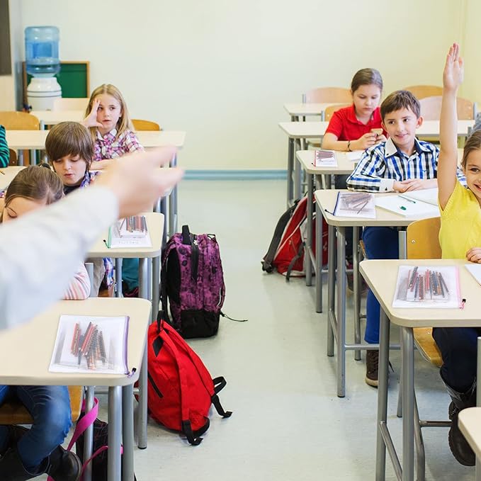 200 Pcs A4 Mesh Zipper Pouch Bulk Waterproof Mesh Zipper Organizer Plastic File Folder Case for School Office Supplies Document Board Games Puzzle(Multicolor)