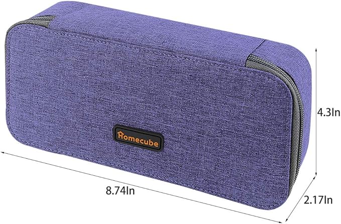 Homecube Big Capacity Pencil Case Oxford Cloth Bag Storage Pouch Marker Pen Pencil Cute Stationery Organizer Bag Holder with Zipper for Middle High School & Office Boy Girl Teen