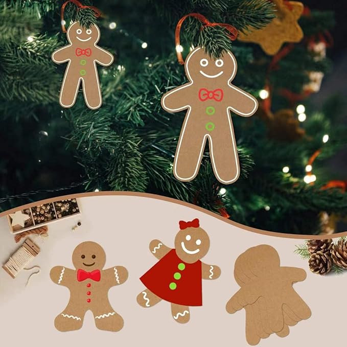 100 Sheets Kraft Paper Brown Cardstock 8.5 x 11, Goefun 80lb Card Stock Printer Paper for Invitations, Menus, Crafts, DIY Cards