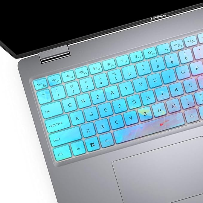 Cute Keyboard Cover for Dell Latitude 3550 5550 5540 5520 5521 3540 5531 5530 15.6" Laptop, Dell Precision 3591 3590 3581 3580 3571 3570 3560 3561 15.6" US Laptop Keyboard Skin -Stylish Colorful