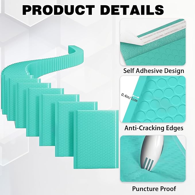 150 Pack 4x8 Inch Poly Bubble Mailers, Padded Envelopes with Self Seal Adhesive Strip, Waterproof Lightweight Mailing Shipping Bags for Thick Books Clothes Holiday Gifts Business Packaging
