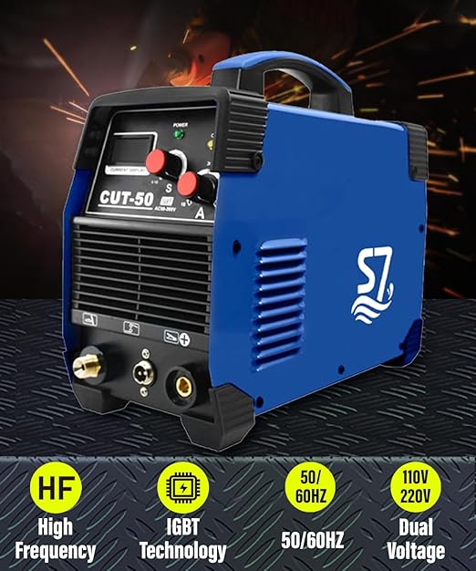 Plasma Cutter, CUT50 55Amp 110V/220V Dual Voltage IGBT Cutting Machine