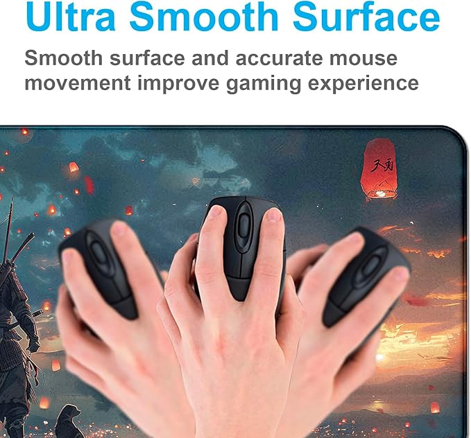 Fantasy Wuxia Extended Anime Mouse Pad, Large Gaming Mouse Pad XXL Laptop Mouse Keyboard Pad 35.4 x 15.7-Inch Office Desk Decoration