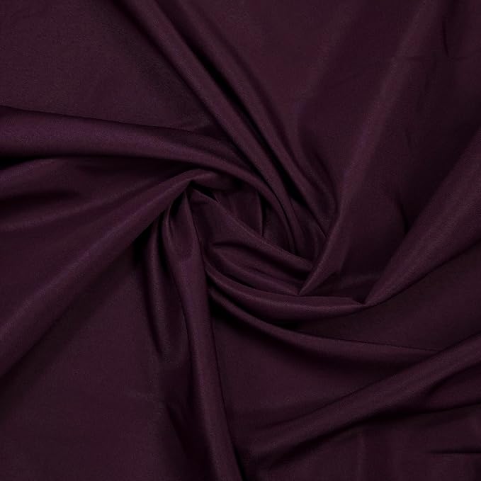 Gee Di Moda Rectangle Tablecloth - 70 x 120 Inch Eggplant - Heavy Duty Washable Polyester - For 6 or 8 Foot Rectangular Table