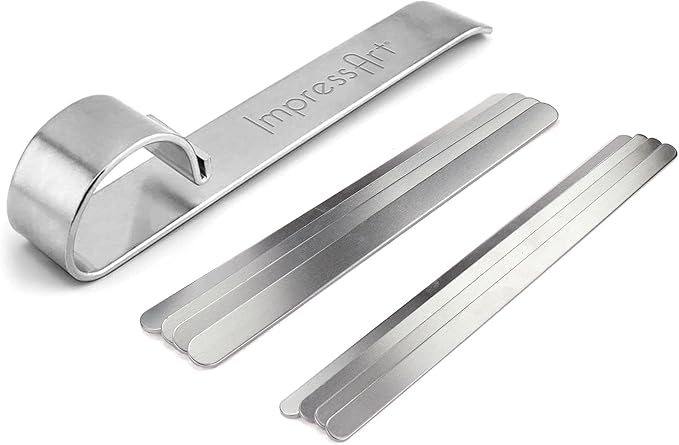ImpressArt - Metal Stamping Kit, Includes All Essential Metal Stamping Tools for Jewelry Making and DIY Hand Stamping Custom Made Projects (Bridgette, Basic Bracelet Bending Kit)