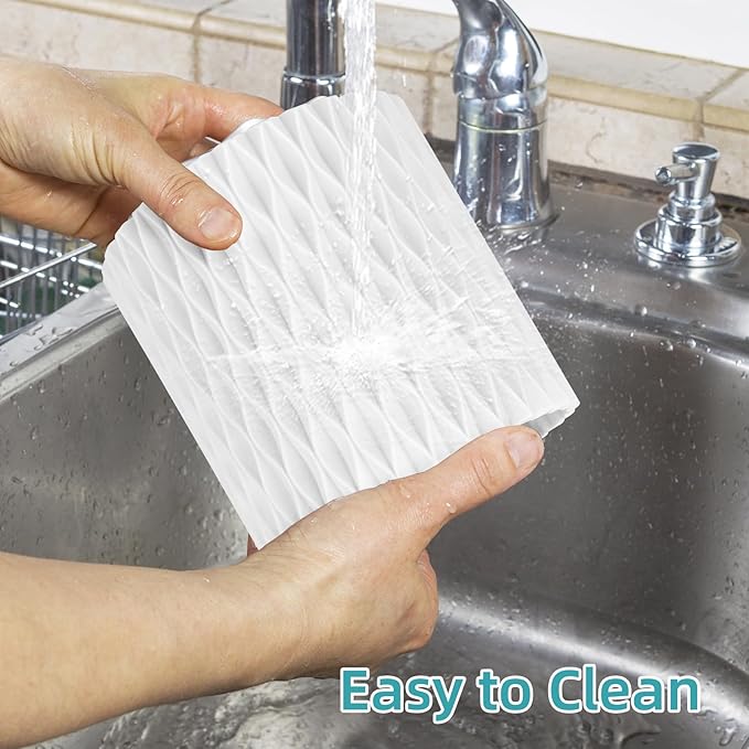 White Pen Holder for Desk, 360 Degree Rotating Desk Organizer with 5 Compartments, Pen Pencil Makeup Brush Holder, Cosmetics Lipsticks Pen Organizer for Home Office School