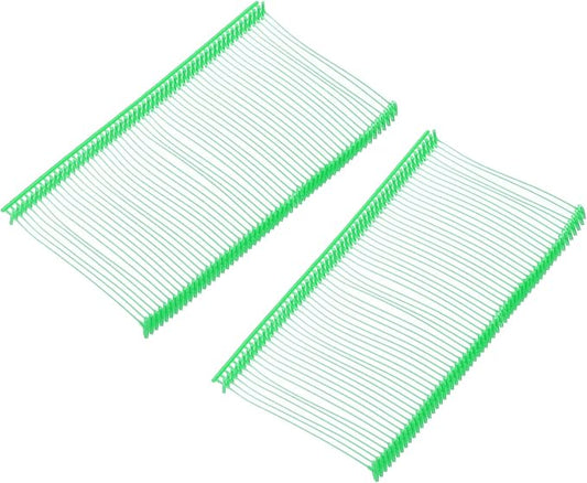 MECCANIXITY Standard Tagging Fasteners,Plastic Regular,Standard Label Gun Price Tagging Barbs for Garment Price Tag Label Tagging Barbs 50mm/2 Inch,Pack of 1000 Light Green