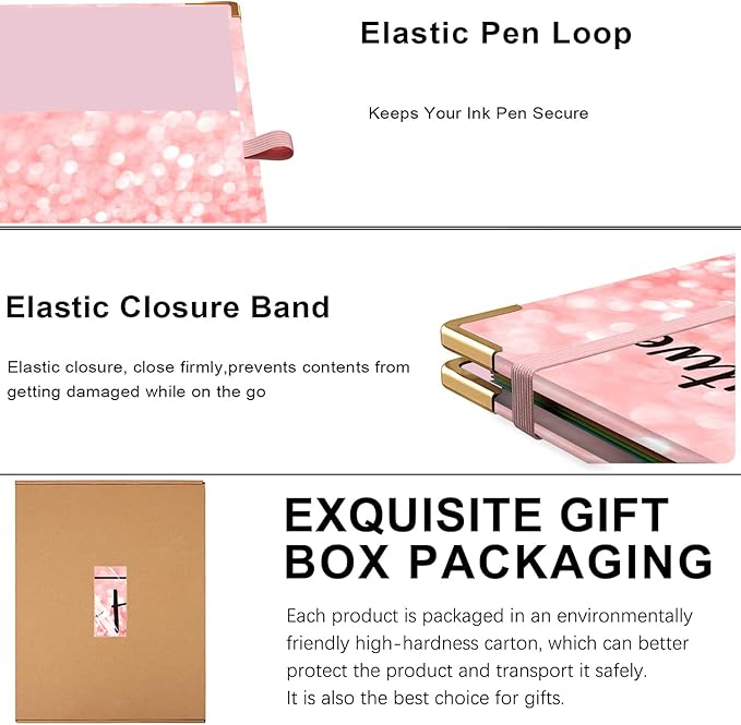 Lateefah Clipboard with Storage, File Folders with Pockets, Nursing Clipboard with Label Stickers and Notepad, Spiral Clip Board with Pen Loop for School, Office Supplies