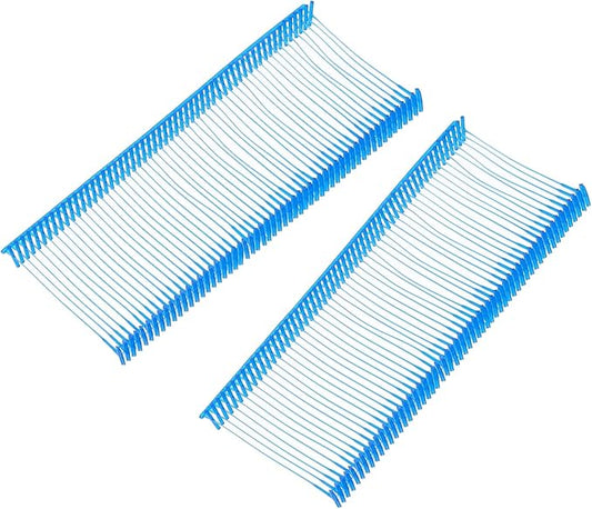 MECCANIXITY Standard Tagging Fasteners,Plastic Regular,Standard Label Gun Price Tagging Barbs for Garment Price Tag Label Tagging Barbs 35mm/1.38 Inch,Pack of 1000 Blue
