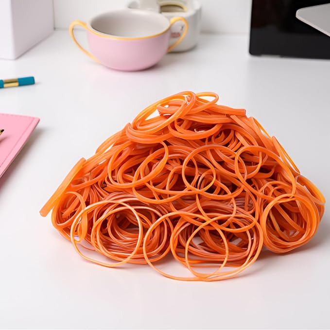 Rubber Bands Size#33 Natural rubber band 210pcs 0.4bl,Rubber Bands Office Supplies ((3-1/2 x 1/8 Inch)