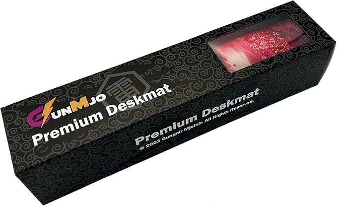 GUNMJO Cherry Blossom Extended Gaming Mouse Pad, Ultra-Smooth Surface for Pixel-Precise Mouse Control, Durable Anti-Fray Stitching, Non-Slip Rubber Base, for Gamer, Office & Home, Light & Portable