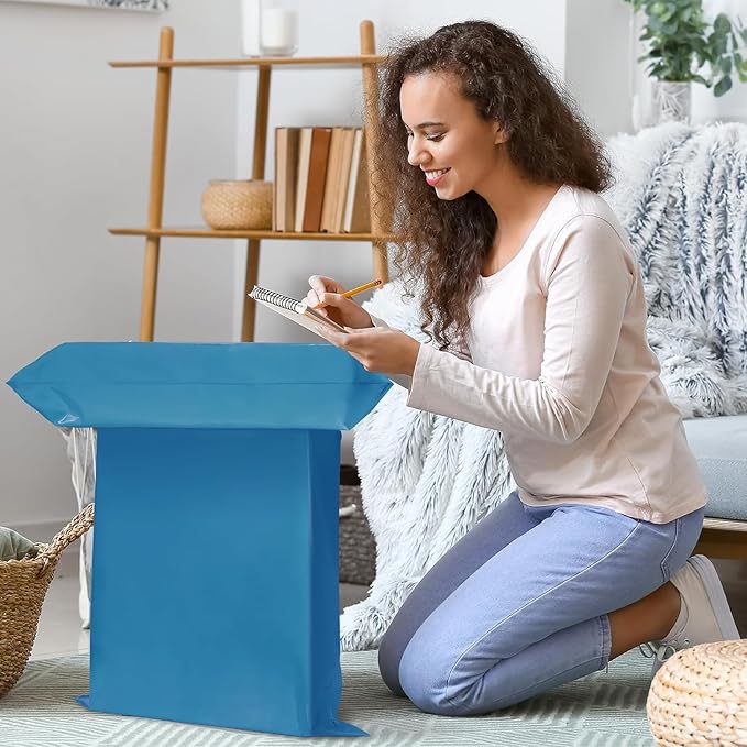 Metronic Large Poly Mailers 19x24 500Pcs, Strong Adhensive Shipping Bags for Clothing, Waterproof Mailers Bags for Small Business, Shipping Envelopes, Tear-resistant Packing Bags in Dark Blue