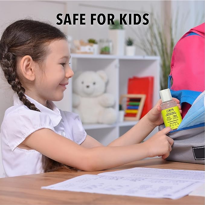 Medical Grade Hand Sanitizer Gel - 97% ORGANIC - 2 FL.OZ. (PACK OF 6)