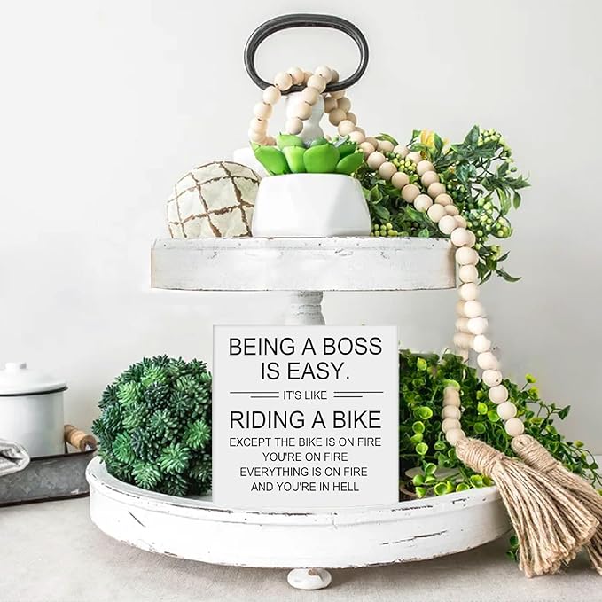 Funny Boss Gifts for Men Women, Cool Gifts for Boss Manager Supervisor, Cubicle Office Desk Decor