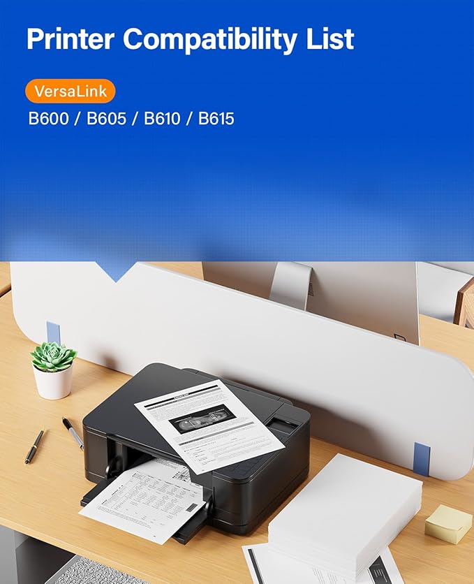 VersaLink B600 B610 101R00582 Drum Unit (Not Toner)Black 1-Pack High Capacity Replacement for B600 B610 101R00582 Image-Drum Compatible for Xerox VersaLink B600 B605 B610 B615 Laser Printer All-in-One