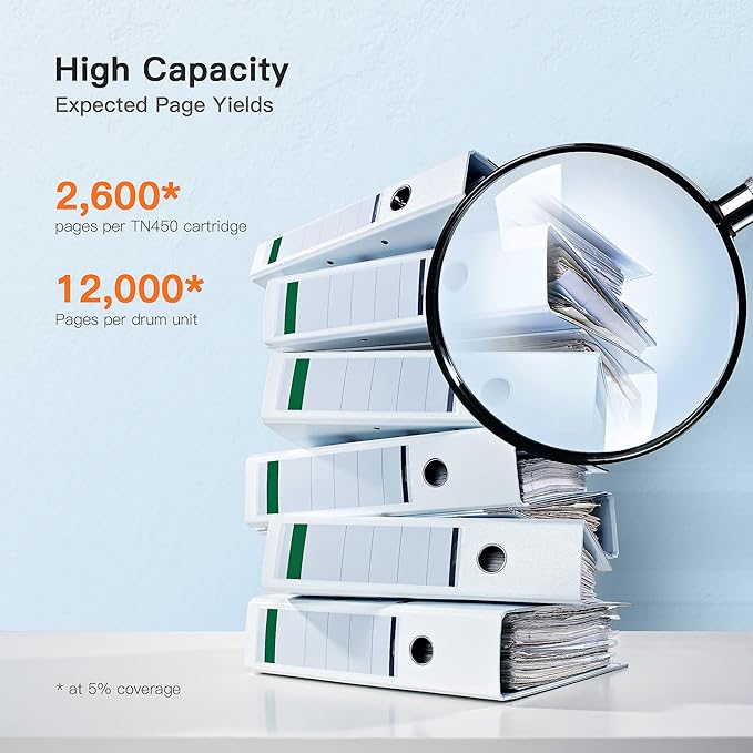 E-Z Ink Compatible Toner Cartridge and Drum Unit Replacement for Brother TN450 TN420 DR420 to use with HL-2270DW HL-2280DW HL-2230 HL-2240 MFC-7360N MFC-7860DW 2840 2940 (2 Toner 1 Drum) 3 Pack