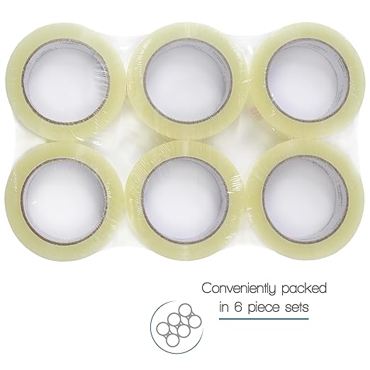 Clear Packing Tape, 36 Rolls Heavy Duty Packaging Tape for Shipping Packaging Moving Sealing, Thicker Clear Packing Tape, 1.88 inches Wide, 110 Yards Per Roll, 3960 Total Yards