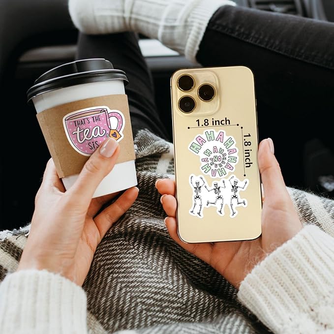 150 PCS Hilarious Stickers for Adults,Funny Meme Sarcastic Weird Snarky Cool Dark Humor Sticker Packs for Bumper Water Bottles Laptops Scrapbooking Waterproof Men Work Decals