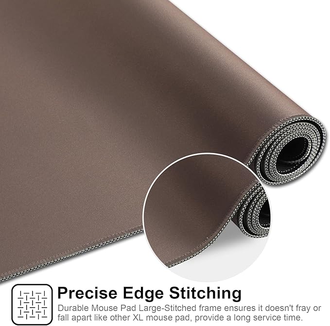 XXL Gaming Mouse Pad 35.4x15.7 Professional Large Mouse Pad & Computer Game Mouse Mat-90x40 Chocolateus