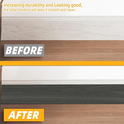 GSCIT Club Dark Walnut Wallpaper, 24 inch X 25ft Self Adhesive Wood Grain Repair Tape Patch for Tables, Chairs, Baseboards, Doors, Windows, Floors, Handicraft DIY.